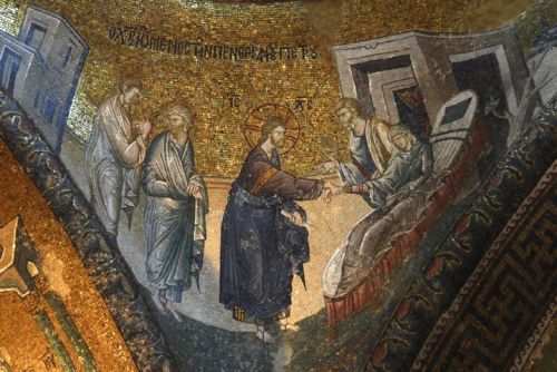 Jesus heals Peter's Mother in Law - chora museum
