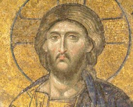 Icon of Jesus, Hagia Sophia, Makarios the Great, Theosis