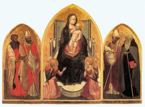 St. Juvenal Triptych, Adoration of the MagiMasaccio, 1422 (source)