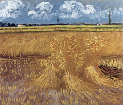 Painting of Wheat Field by van Gogh