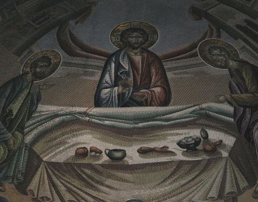 Supper at Emmaus, mosaic